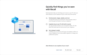 Microsoft Recall mit Opted-In-Update