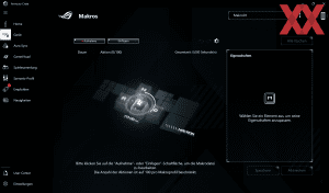 Die Software des ASUS ROG Zephyrus G14