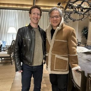 Mark Zuckerberg und Jensen Huang