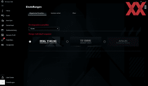 Die Software des ASUS ROG Zephyrus G14