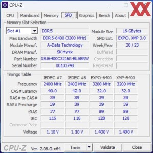 ADATA XPG LANCER BLADE RGB DDR5-6400 CL32