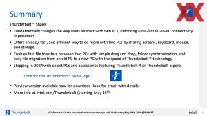 Intel Thunderbolt Share