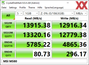 MSI Spatium M580 FROZR