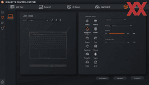 Die Software des Gigabyte AORUS 17X (2024)