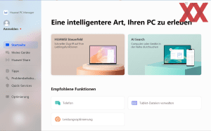 Die Software des Huawei MateBook 14