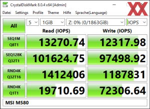 MSI Spatium M580 FROZR