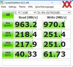 SanDisk Desk Drive, 8TB Benchmarks