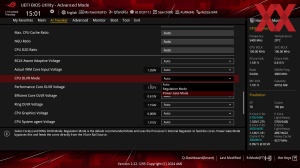 ASUS-BIOS mit DLVR-Option für Arrow Lake