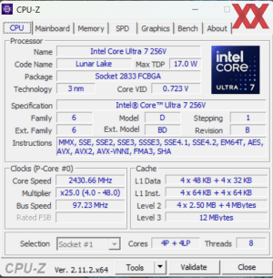 GPUz und CPUz des Acer Swift 14 AI