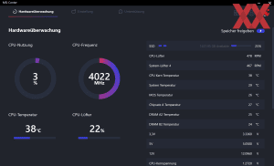 Die Software des Mad Gaming AMD Stage 4.4 X870