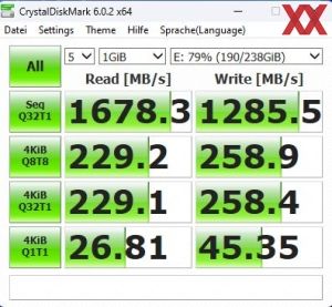 Netac Portable SSD ZX20L, 256GB, Benchmarks80