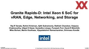 Intel ISSCC 2025: Granite Rapids-D