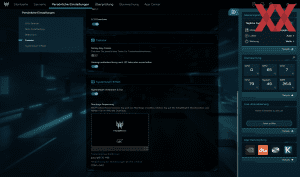Die Software des Acer Predator Helios Neo 16 (2024)