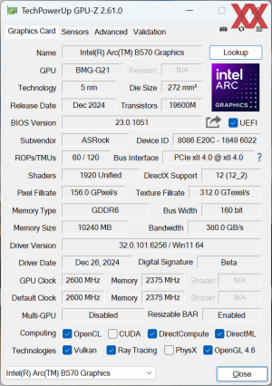 Intel Arc B570