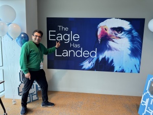 LinkedIn-Post zum Projekt Eagle