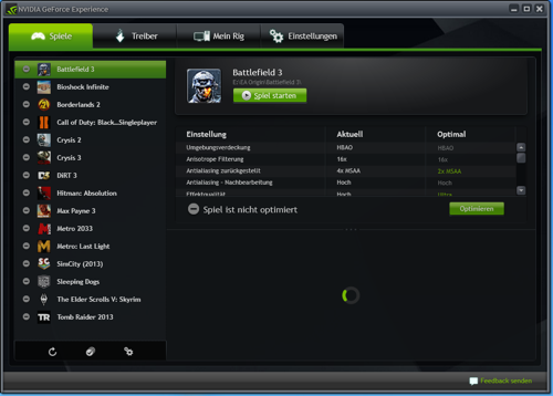 NVIDIA GeForce Experience