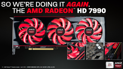 AMD Radeon HD 7990 Presseinformationen