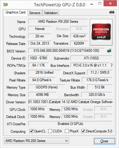 Alienware Area 51 GPU-Z-Screenshot