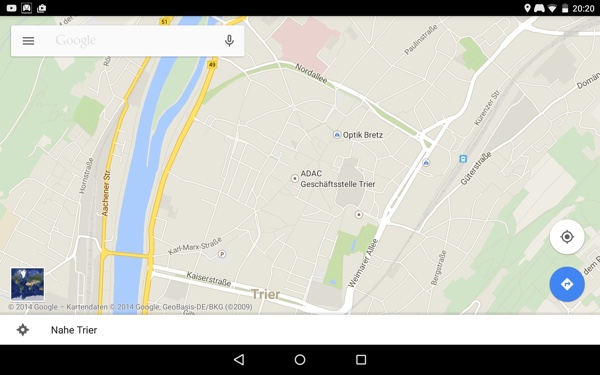 Android 5.0 Lollipop auf dem NVIDIA Shield Tablet