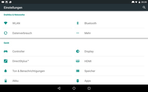 Android 5.0 Lollipop auf dem NVIDIA Shield Tablet