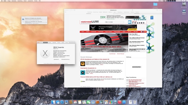 iMac mit Retina 5K Display - Screenshot bei voller Auflösung