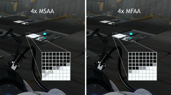 MFAA (Multiframe Sampled Anti-Aliasing)