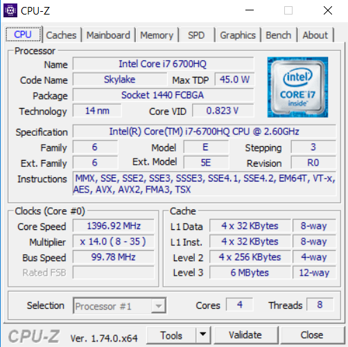 acer predator 15 cpuz