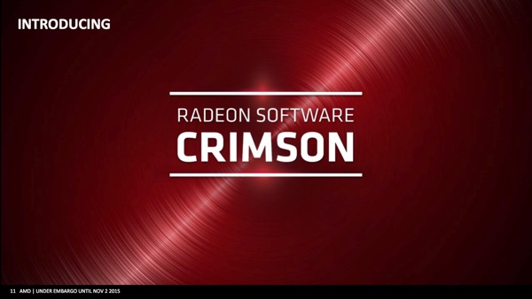 AMD Radeon Software Crimson Editon