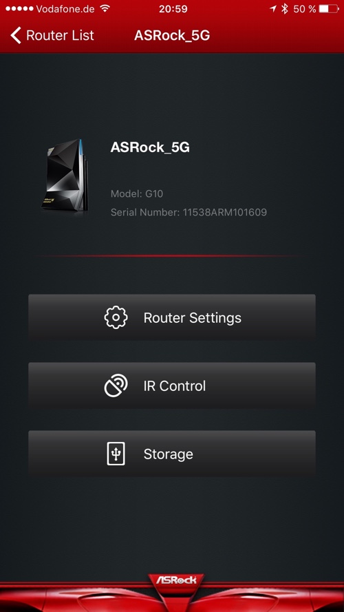 ASRock G10 - Die mobile App