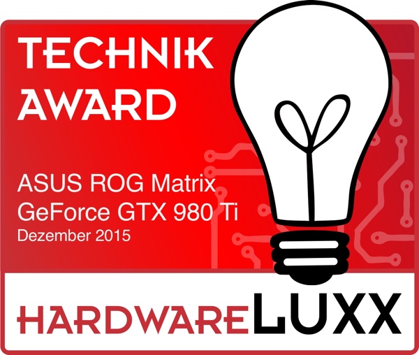 Hardwareluxx-Award ASUS ROG Matrix GeForce GTX 980 Ti