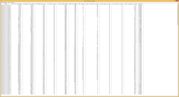 GPU-Z Log-File