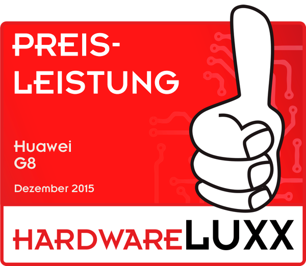 Die Mischung stimmt: Das Huawei G8 bietet viel fürs Geld