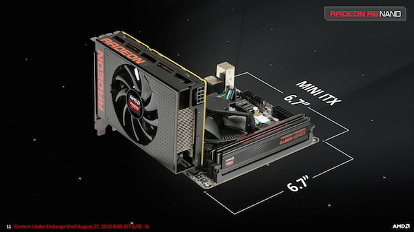 Präsentation zur AMD Radeon R9 Nano