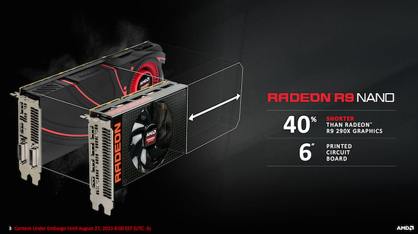 Präsentation zur AMD Radeon R9 Nano