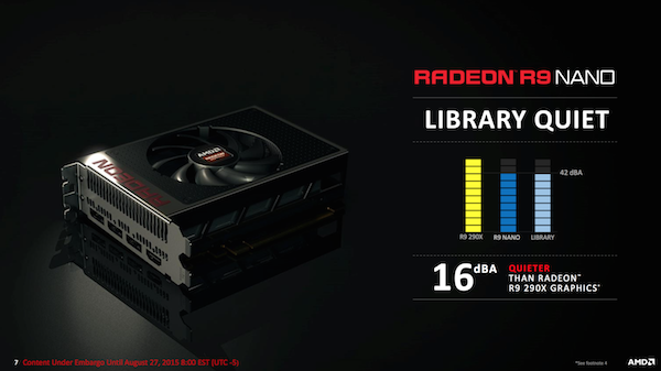 Präsentation zur AMD Radeon R9 Nano