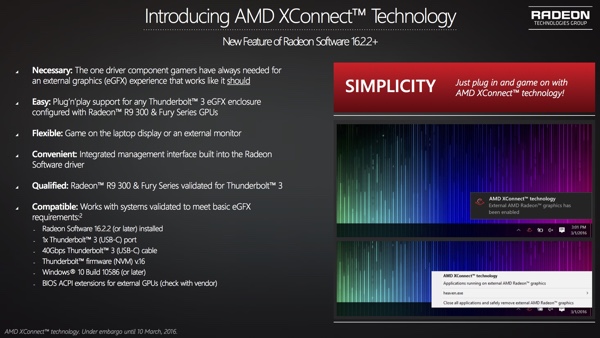 AMD XConnect Technologie