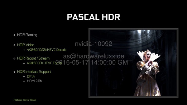 HDR und die Pascal-Architektur