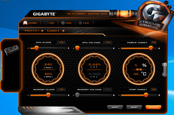 Gigabyte Xtreme Gaming Software