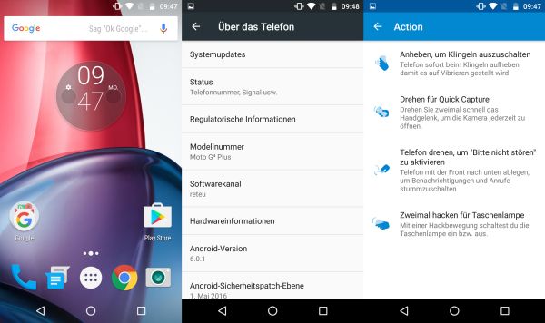 Auch unter Lenovos Regie bleibt es beim fast unveränderten Stock-Android