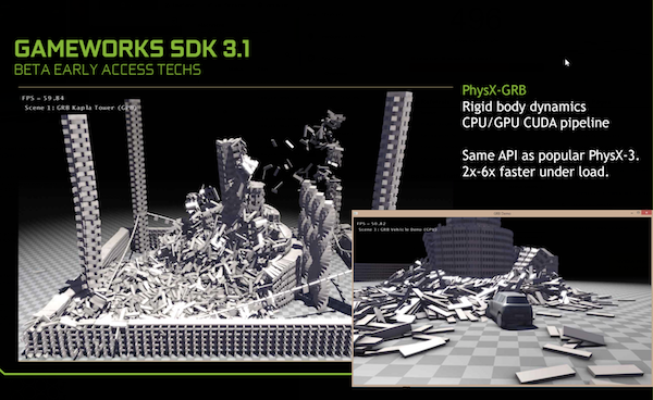 NVIDIA GameWorks 3.1 - NVIDIA Rigid Body Dynamics