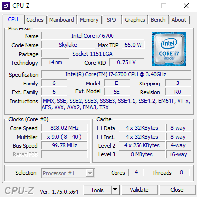 schenker xmg u716 cpuz