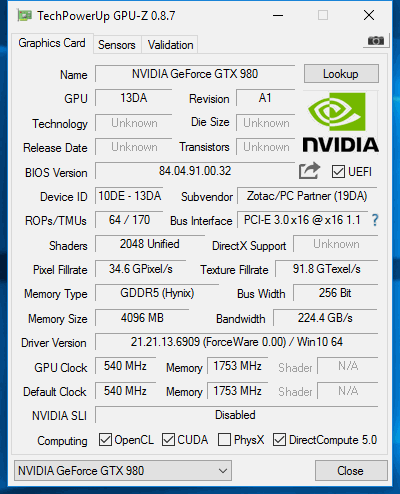 zotac zbox en980 gpuz