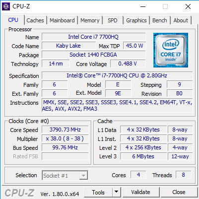 gigabyte brix vr cpuz