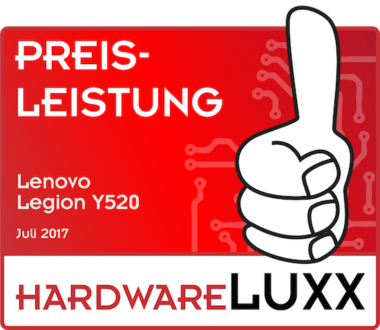 lenovo legion y520 pl award