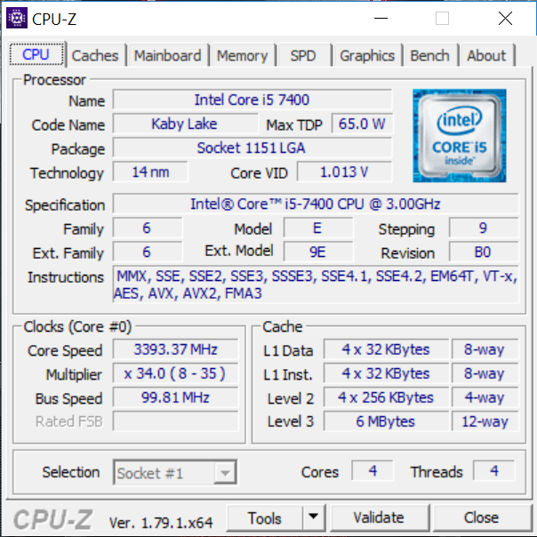 optane cpuz