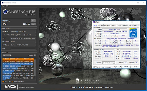 Übertaktungserfolg Core i7-6950X