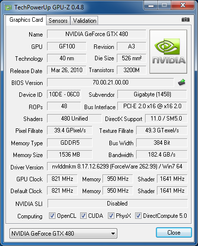 GigabyteGTX480_GPU-Z