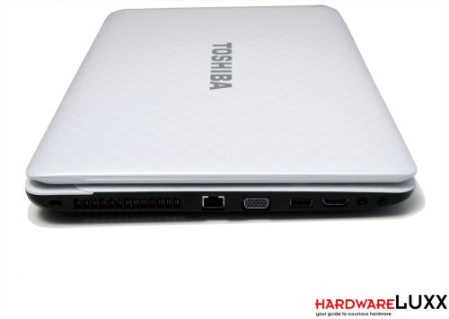 Toshiba Qosmio X770 Seite links