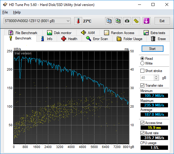 seagate nas 8gb hdtune