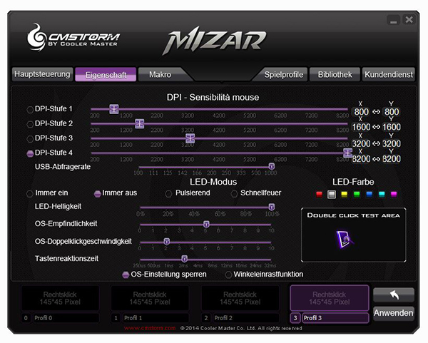 Cooler Master Mizar Gaming Mouse